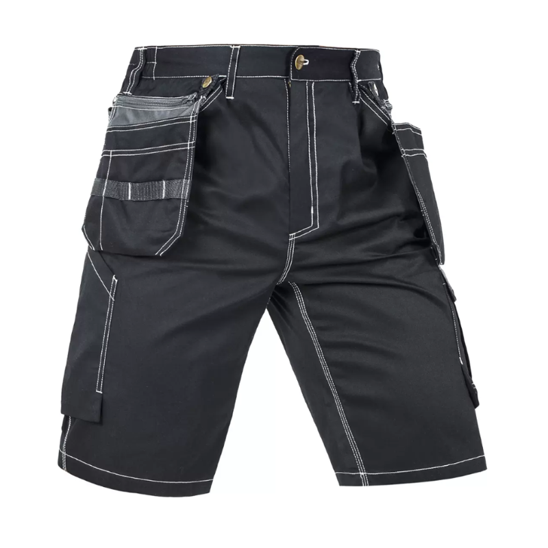 Bauskydd B219 utility work shorts with detachable hanging tool pockets
