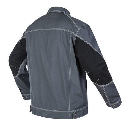 Bauskydd B212 men's utility work jacket, back view