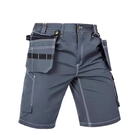 Bauskydd B219 men's utility work shorts, front view on clean background