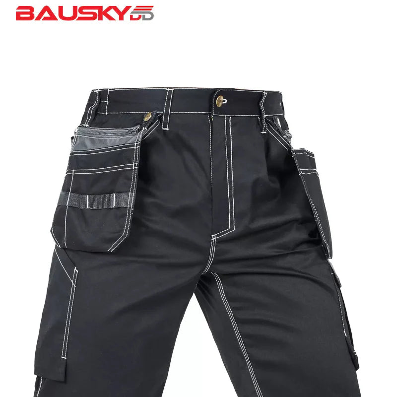 Cargo Shorts with Detachable Hanging Pockets [B219] - Bauskydd Workwear