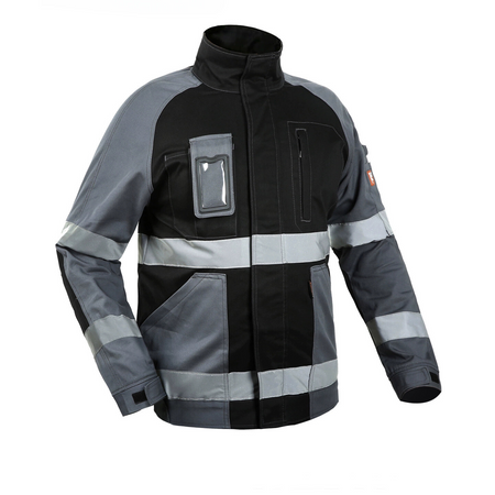 Bauskydd B232 men's utility work jacket, side view