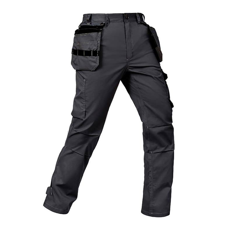 Multi-Pocket Stretchy Work Pants with Detachable Tool Pouches – Anti-Static Fabric [B264]